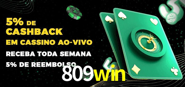Promoções do cassino ao Vivo 809win